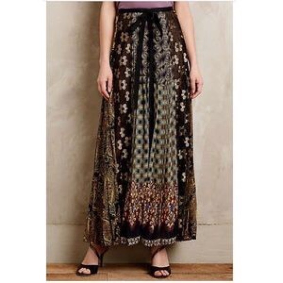 Byron Lars Dresses & Skirts - Byron Lars Petal Patch Maxi Skirt